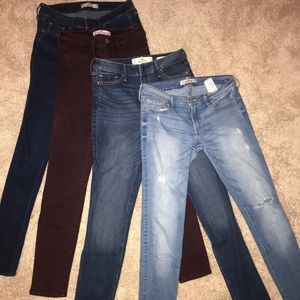 Bundle of Hollister Jeans size 3 Regular!
